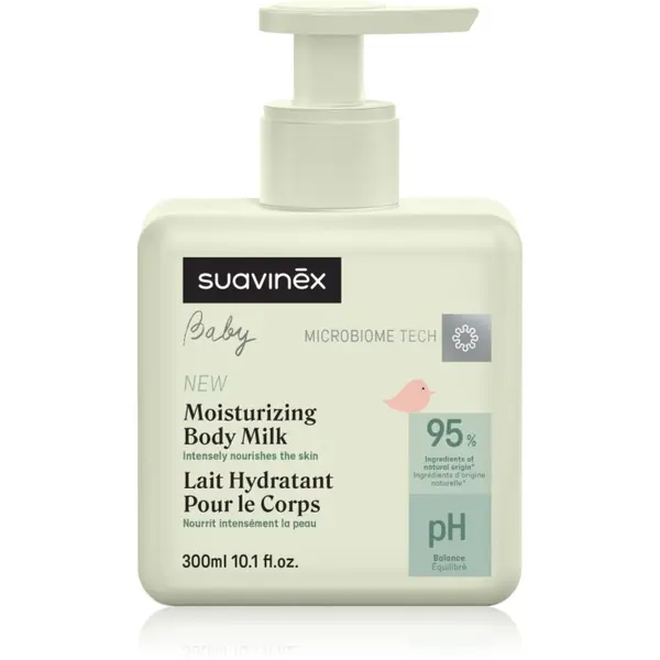 Suavinex Suavinex Baby Moisturizing Body Milk хидратиращ лосион за тяло за деца от раждането им 300 мл.