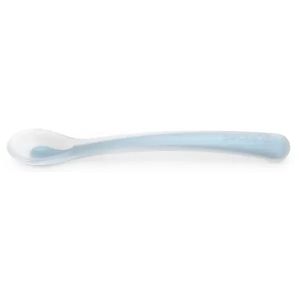 Suavinex Suavinex Colour Essence Silicone Spoon лъжичка 4 m+ Immensity Blue 1 бр.