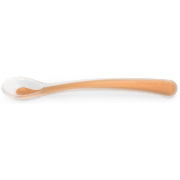 Suavinex Suavinex Colour Essence Silicone Spoon лъжичка 4 m+ Sunset Orange 1 бр.