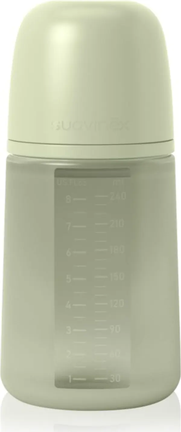 Suavinex Suavinex Colour Essence SX Pro бебешко шише Medium Flow - Jungle Green 240 мл.