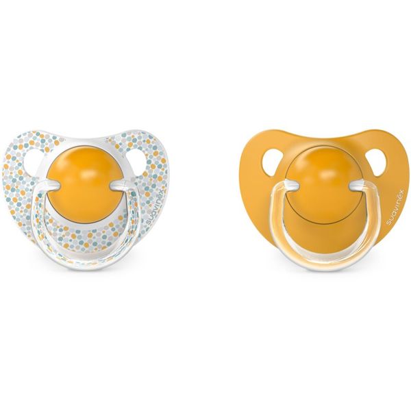 Suavinex Suavinex Dreams Anatomical 6-18 m биберон Yellow 2 бр.