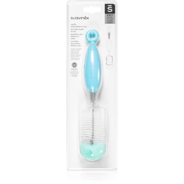Suavinex Suavinex Duo Baby Bottle Brush четка за почистване Turquoise 1 бр.