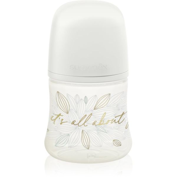 Suavinex Suavinex Gold Premium SX Pro Physiological бебешко шише S Slow Flow 0 m+ Cream 150 мл.