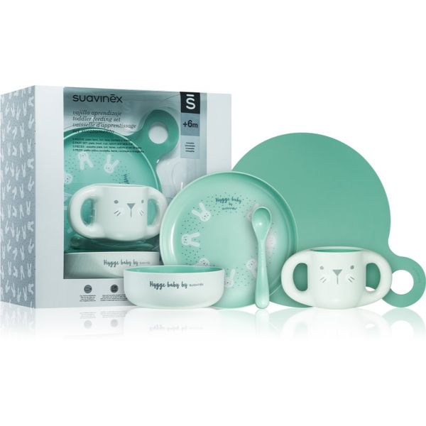 Suavinex Suavinex Hygge Toddler Feeding Set комплект за хранене за деца 6 m+ Green 5 бр.