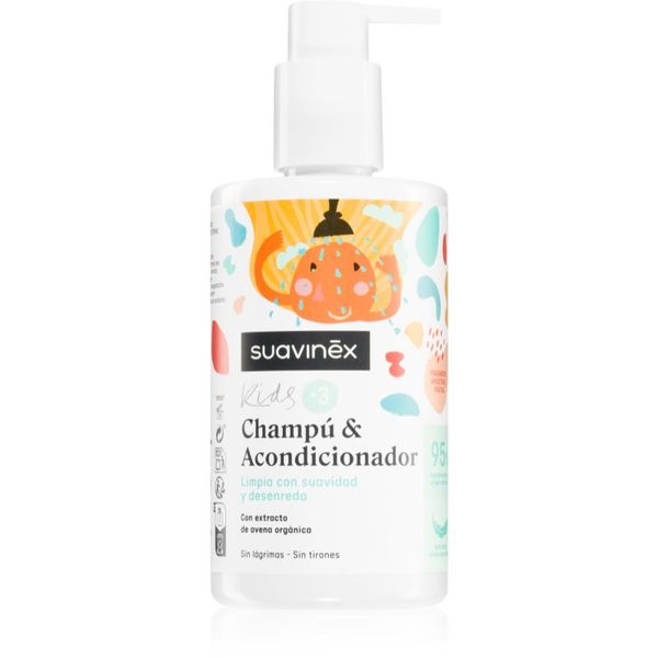 Suavinex Suavinex Kids Shampoo & Conditioner шампоан и балсам 2 в1 за деца 3 y+ 300 мл.