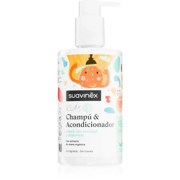 Suavinex Suavinex Kids Shampoo & Conditioner шампоан и балсам 2 в1 за деца 3 y+ 300 мл.