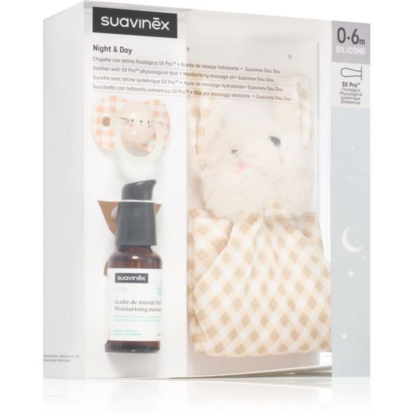 Suavinex Suavinex Night & Day Gift Set подаръчен комплект Cream Lion(за бебета)