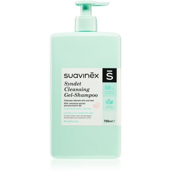 Suavinex Suavinex Syndet Cleansing Gel-Shampoo детски шампоан 2 в 1 0 m+ 750 мл.