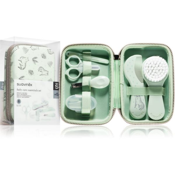Suavinex Suavinex Tigers Baby Care Essentials Set Green комплект за грижа за детето 1 бр.