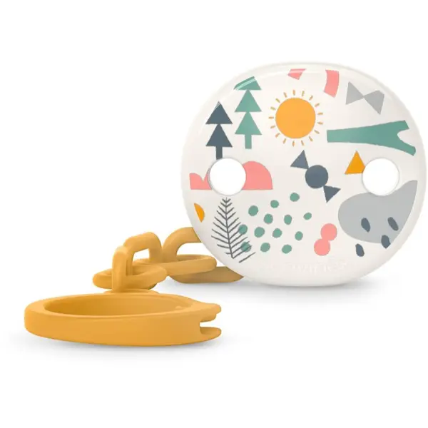Suavinex Suavinex Walk Soother Clip клипс за биберон Yellow 1 бр.