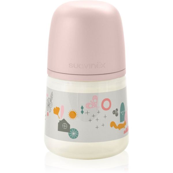 Suavinex Suavinex Walk SX Pro Physiological бебешко шише 0 m+ Slow Flow - Pink 150 мл.