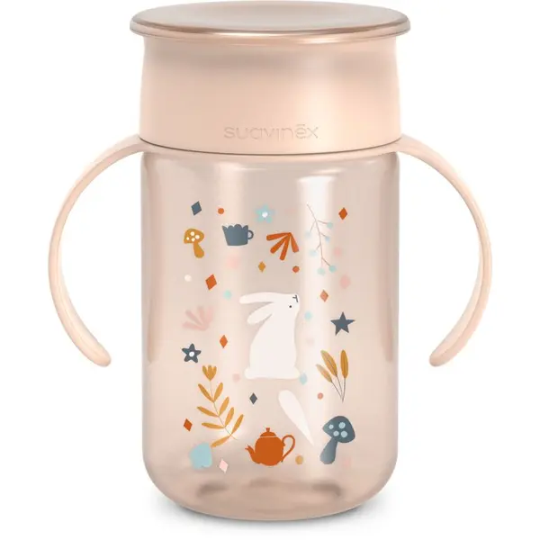 Suavinex Suavinex Wonderland 360° Trainer Cup преходна чаша Rose 340 мл.