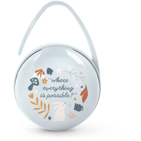 Suavinex Suavinex Wonderland Duo Soother Case кутийка за биберон Light Blue 1 бр.
