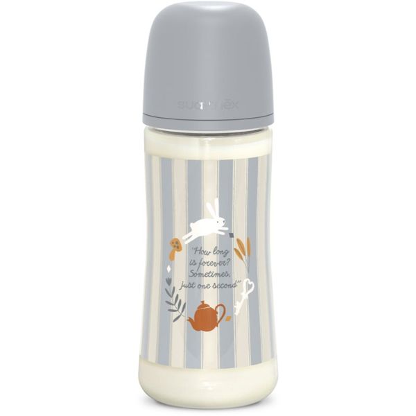 Suavinex Suavinex Wonderland SX Pro Physiological Anti-Colic бебешко шише L Dense Flow 6 m+ Blue 360 мл.