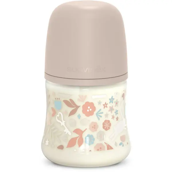 Suavinex Suavinex Wonderland SX Pro Physiological Anti-Colic бебешко шише S Slow Flom 0 m+ Liberty Pink 150 мл.