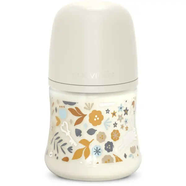 Suavinex Suavinex Wonderland SX Pro Physiological Anti-Colic бебешко шише S Slow Flow 0 m+ Liberty Cream 150 мл.