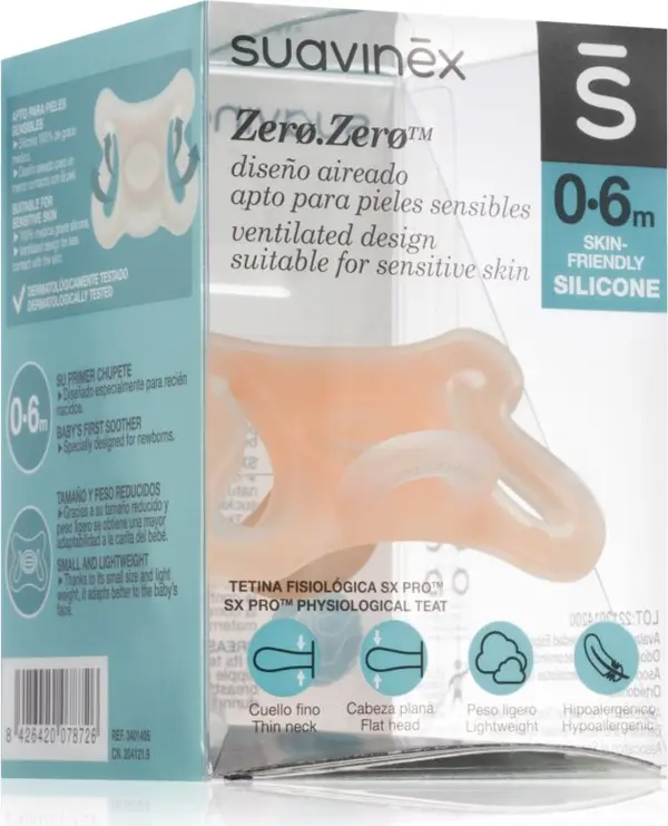 Suavinex Suavinex Zero Zero Physiological Teat биберон 0-6 m 1 бр.
