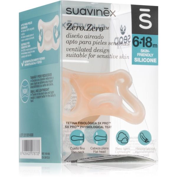 Suavinex Suavinex Zero Zero Physiological Teat биберон 6-18 m 1 бр.
