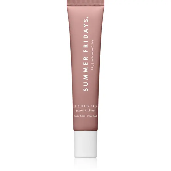 Summer Fridays Summer Fridays Lip Butter Balm хидратиращ балсам за устни цвят Vanilla Beige 15 гр.