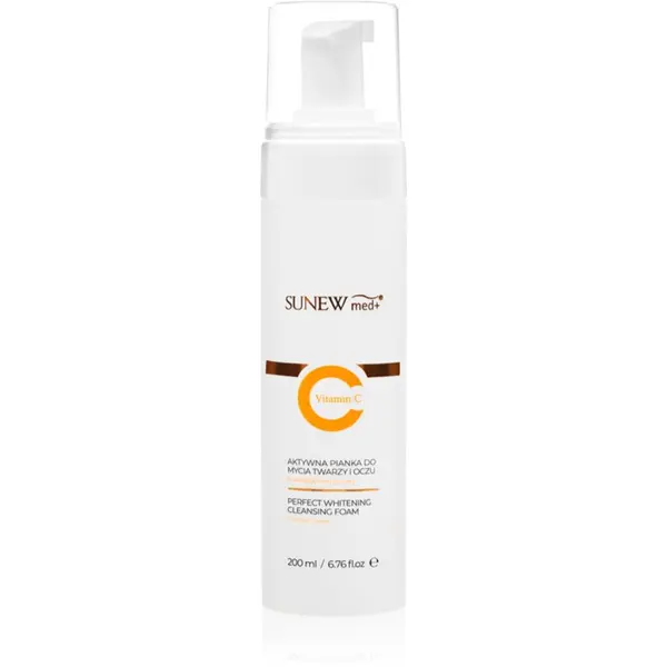 SUNEWMED+ SUNEWMED+ Active Foaming Cleanser Face and Eye Makeup Removal пяна за почистване и премахване на грим с витамин С 200 мл.