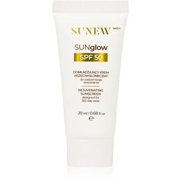 SUNEWMED+ SUNEWMED+ SUNglow Anti-Aging Face Sunscreen SPF 50 слънцезащитен крем с подмладяващ ефект SPF 50 20 мл.