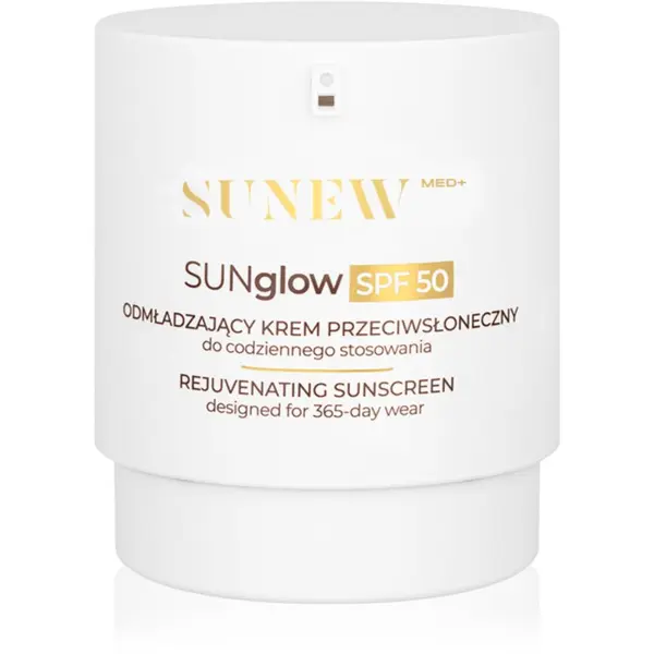 SUNEWMED+ SUNEWMED+ SUNglow Anti-Aging Face Sunscreen SPF 50 слънцезащитен крем с подмладяващ ефект SPF 50 50 мл.