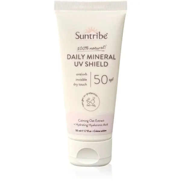 Suntribe Suntribe Daily Mineral UV Shield слънцезащитен минерален крем SPF 50 50 мл.