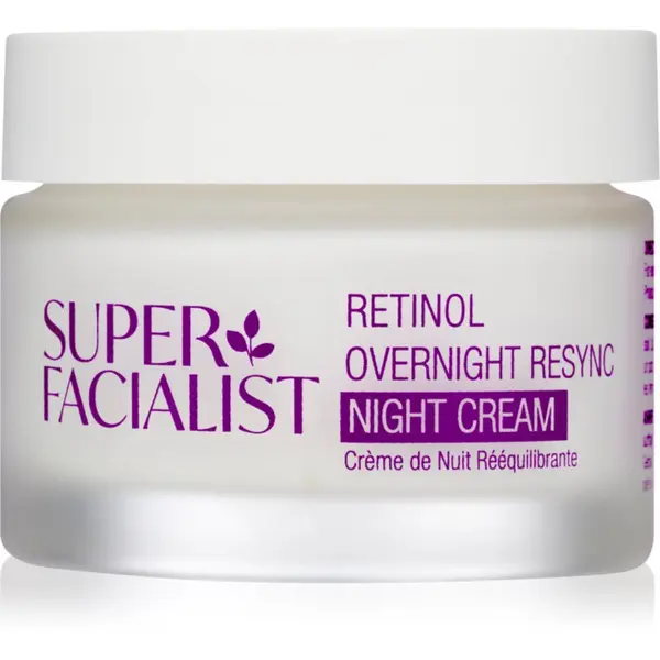 Super Facialist Super Facialist Retinol Overnight Resync изглаждащ нощен крем против бръчки 50 мл.