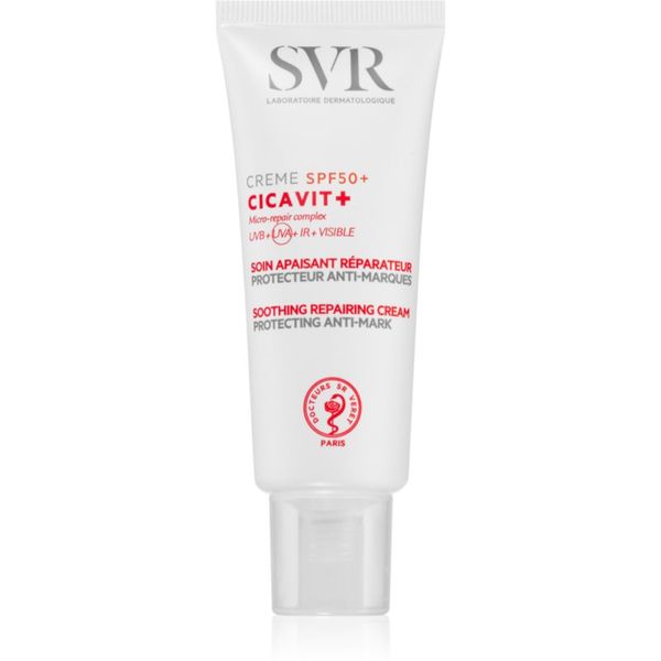 SVR SVR Cicavit+ успокояващ и регенериращ крем с висока UV защита SPF 50+ 40 мл.