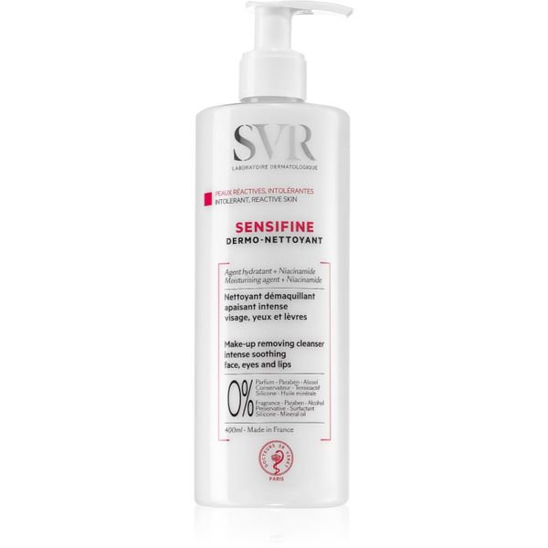 SVR SVR Sensifine успокояващо мляко за почистване на грим  за нетолерантна кожа 400 мл.