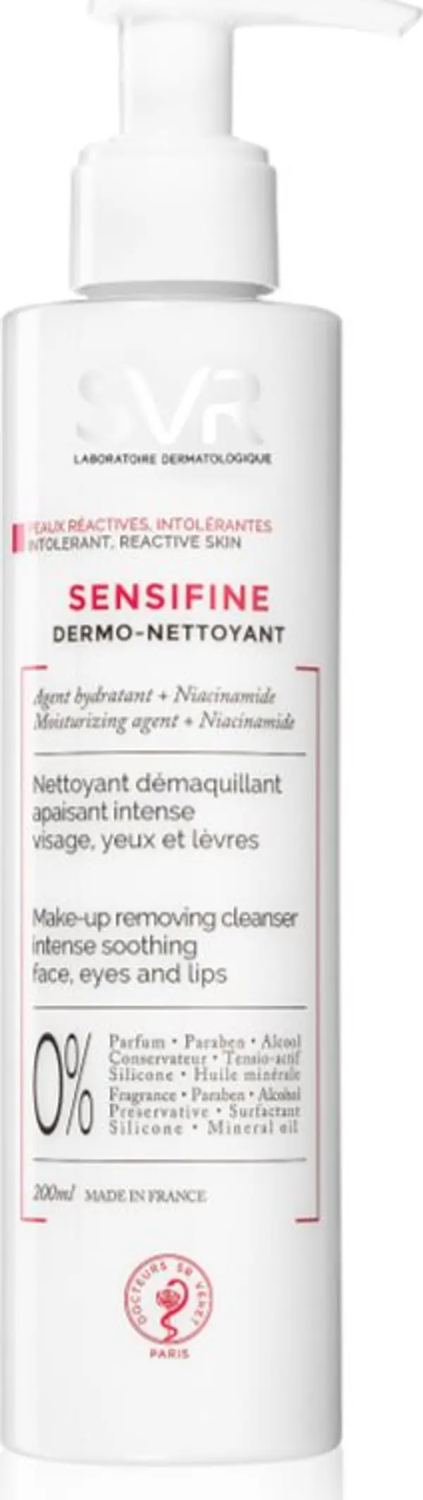 SVR SVR Sensifine успокояващо почистващо мляко за чувствителна кожа със склонност към почервеняване 200 мл.