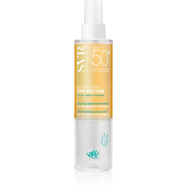 SVR SVR Sun Secure Moisturising Sun Water хидратиращ спрей за тен SPF 50+ 200 мл.