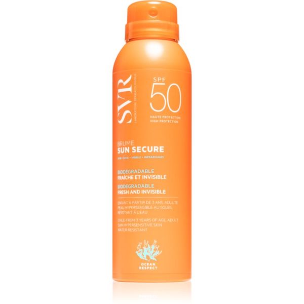 SVR SVR Sun Secure мъгла за тен в спрей SPF 50 200 мл.