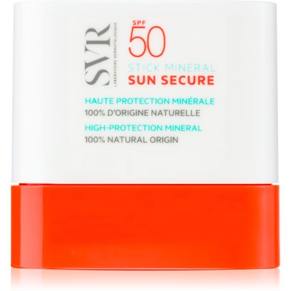 SVR SVR Sun Secure слънцезащитен крем в стик SPF 50+ 10 гр.