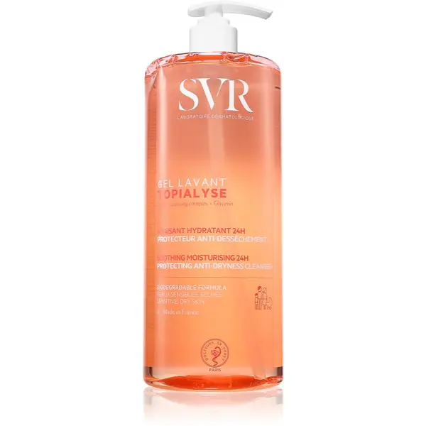 SVR SVR Topialyse почистващ гел за суха и чувствителна кожа 1000 мл.