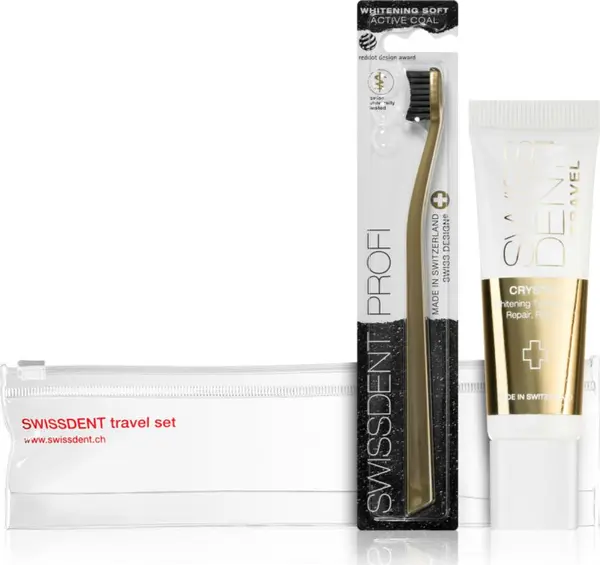 Swissdent Swissdent Travel Set Crystal комплект за пътуване за зъби