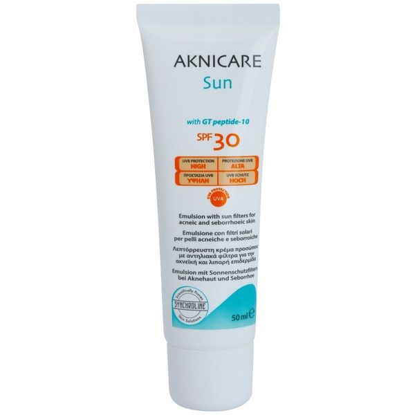 Synchroline Synchroline Aknicare Sun емулсия за загар за акнеозна и себорейна кожа. SPF 30 50 мл.