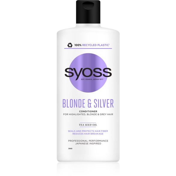 Syoss Syoss Blonde & Silver балсам за руса и сива коса 440 мл.