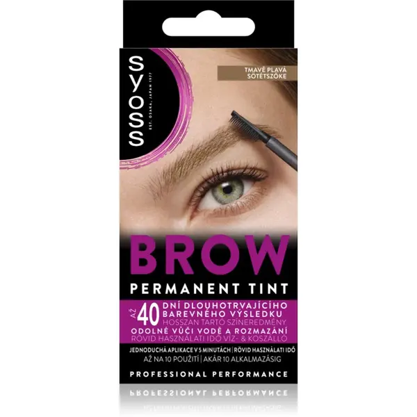 Syoss Syoss Brow Tint цвят за вежди цвят Dark Blonde 10 мл.