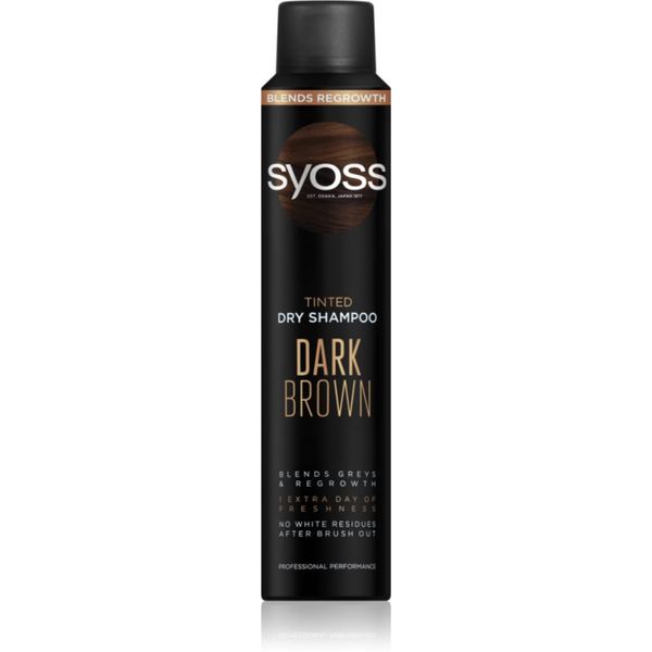 Syoss Syoss Dark Brown суш шампоан за тъмна коса 200 мл.