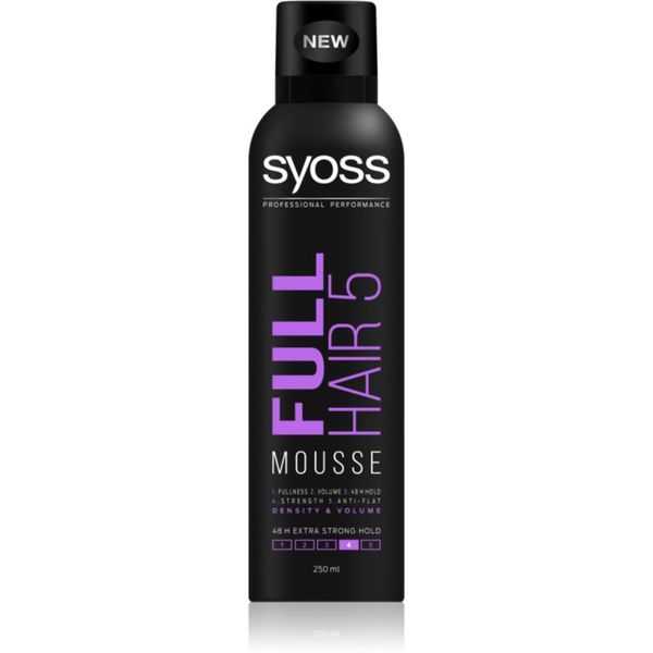 Syoss Syoss Full Hair 5 пяна втвърдител с екстра силна фиксация 250 мл.