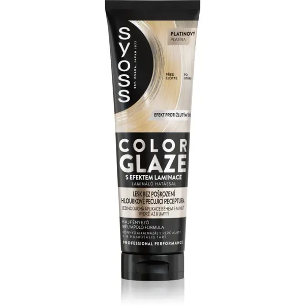Syoss Syoss Intense Glaze Color тонираща боя за коса за блясък цвят Platinum 130 мл.