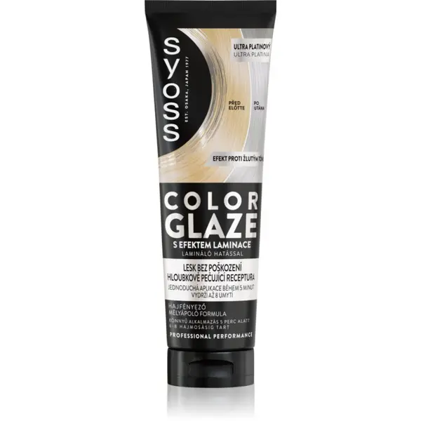 Syoss Syoss Intense Glaze Color тонираща боя за коса за блясък цвят Ultra Platinum 130 мл.