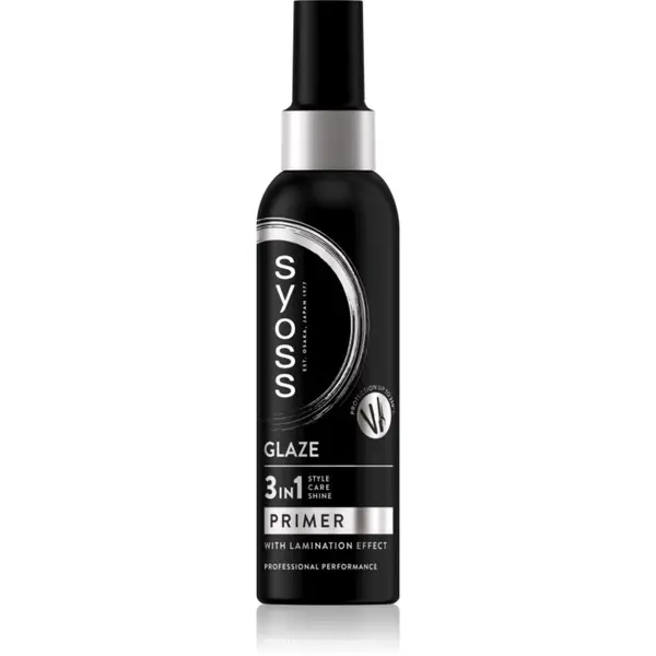 Syoss Syoss Intense Glaze Primer стилизиращ защитен спрей за коса за блясък 150 мл.