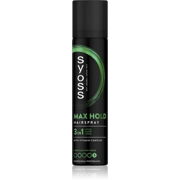 Syoss Syoss Max Hold лак за коса с екстра силна фиксация mini 75 мл.