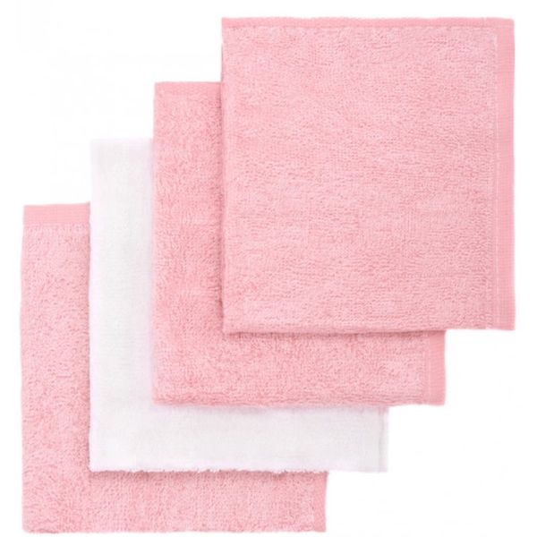 T-Tomi T-TOMI BIO Bamboo Baby Washcloths кърпа за измиване Pink 25 x 25 cm 4 бр.