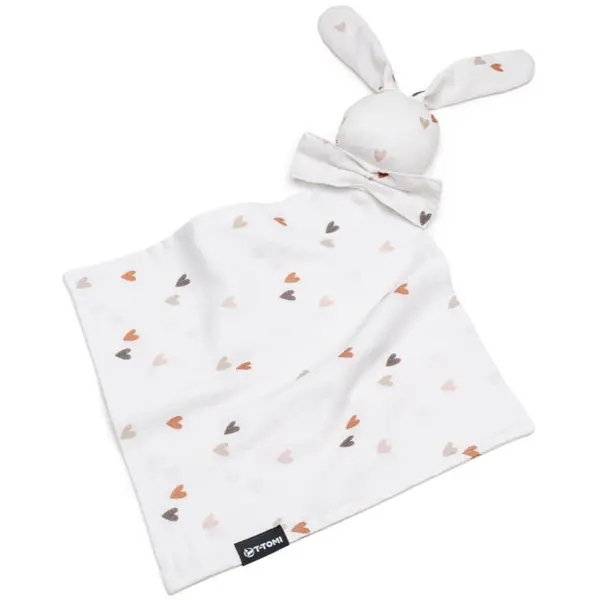 T-Tomi T-TOMI BIO Muslin Cuddle Cloth играчка за заспиване Love 1 бр.