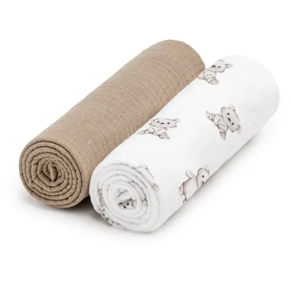 T-Tomi T-TOMI BIO Muslin Diapers пелени от плат Teddy 65x65 cm 2 бр.