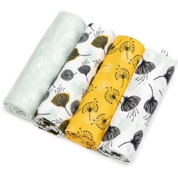 T-Tomi T-Tomi Cloth Diapers Dandelions пелени от плат 76x76 cm 4 бр.