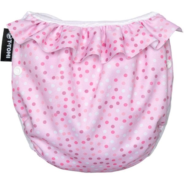 T-Tomi T-TOMI Diaper Swimwear Pink Dots пелени бански, които се перат 5 - 15 kg 1 бр.